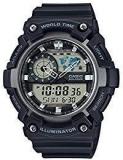 Casio Youth Combination Analog Digital Black Dial Men's Watch AEQ 200W 1AVDF AD210