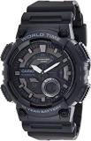 Casio Youth Series Analog Digital Black Dial Men's Watch AEQ 110W 1BVDF AD218