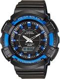 Casio Youth Series Analog Digital Black Dial Unisex's Watch AD S800WH 2A2VDF AD187