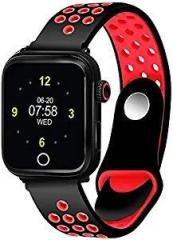 CAVIOT Multifunctional Black & Red Smart Fitness Tracker Unisex Band Watch CS1303