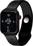 CAVIOT Multifunctional Black Smart Fitness Tracker Unisex Band Watch CB1316