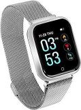 CAVIOT Multifunctional Silver Full Touch Smart Fitness Tracker Unisex Band Watch CA1314