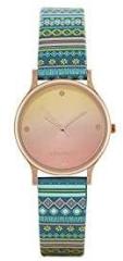 Chumbak Teal Aztec Ombre Watch