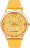 Chumbak Teal By Chumbak Pixel Blossom Wrist Watch Yellow