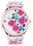 Chumbak Teal By Chumbak Rose Garden Women's Wrist Watch Pink