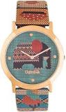 Chumbak Teal By Chumbak Tribal Elephant Aztec Watch Watch For Women, Analog Strap Watch, Metal Dial, Ladies Wrist Watch, Casual Watch For Girls, Printed Strap