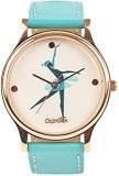 Chumbak Urban Ballerina Watch Teal Watch For Women, Analog Strap Watch, Metal Dial, Ladies Wrist Watch, Casual Watch For Girls