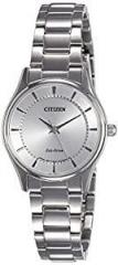 Citizen Analog White Dial Unisex's Watch EM0401 59A