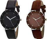 CLOUDWOOD Special Super Quality Analog Watches Combo Look Like Preety For Girls And Womne Pack Of 2 Black Brown