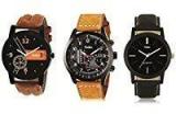 Codice Analogue Black Dial Men's Combo Of 3 Watch Watchesformen 0105Crmtr