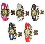 Codice Girls Watch New Style Leather Multi Colored Girls Watches Low Price