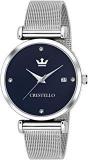 CRESTELLO L105 Blu Ch Stainless Steel Chain Analogue Women's Wrist Watch