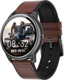 CrossBeats CrossBeats Orbit Advanced Dual Chip BT Calling Smartwatch 1.39 600 NITS HD Display Metal Body Leather Strap Heart Rate Spo2 BP Sleep Monitor 10 Day Battery Fast Charge 200+Watch Face Special Edition