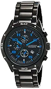 CURREN Analog Black Dial Men's Watch 8021BL