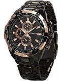 Curren Analogue Black Dial Men's Watch CUR012