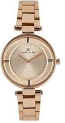 DANIEL KLEIN Metal Analog Dial Women Watch Dk11467 3, Dial Rose Gold, Band Gold