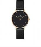 Daniel Wellington Classic Petite Analog Black Dial Women's Watch DW00100201