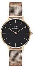 Daniel Wellington Petite Melrose Watch, Rose Gold Mesh Bracelet