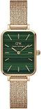 Daniel Wellington Women's Quadro Rose Gold Green Analog Watch 20X26 Mm