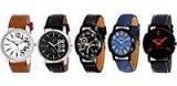 DCH Analogue Multicolor Dial Combo Pack Of 5 Men's & Boy's Watche