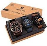 Decode Analogue Multi Colour Dial Boy'S And Men'S Watch Combo Of 3 Exclusive Watches