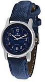 Dezine Analogue Blue Dial Womens Leather Watch DZ LR060 BLU BLU