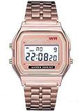 Digital 4 Colours Vintage Square Dial Unisex Wrist Watch For Men Women Pack Of 1