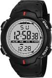 Digital Black Dial Sports Watch For Boy's & Men's