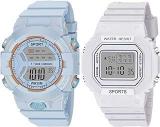 Digital Boy's And Girl's Watch Pack Of 2 DIGI 07 08 VAR Grey Dial Multicolour Strap