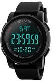 Digital Dial Men's Watch 1257 Black