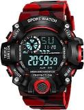 Digital Sports Multi Functional Black Dial Watch For Mens Boys Kids