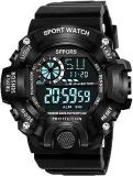 Digital Watch Shockproof Multi Functional Automatic Black Color Strap Waterproof Digital Sports Watch For Mens Kids Watch For Boys Watch For Men Pack Of 1