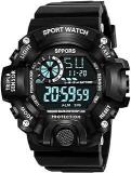 Digital Watch Shockproof Multi Functional Automatic Full Black Color Strap Waterproof Digital Sports Watch For Men's Kids Watch For Boys Watch For Men Pack Of 1