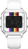 Digital White Dial Unisex's Watch KRWGP9007805