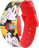 Disney Digital Unisex Child Watch Multicolor Dial Multi Colored Strap