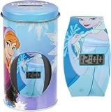 Disney Disney Digital Unisex Child Watch Blue Dial Multi Colored Strap