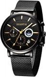 DUANTAI Men Watch, Ultra Thin Minimalist Waterproof Fashion Wrist Watch For Men Unisex Dress With Stainless Steel 934