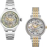 Earnshaw Baron & Nightingale Analog Silver Dial Unisex's Watch ES 8229 SET 04