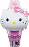 EBR Hello Kitty Led Glowing Digital Watch For Girls With Music And Light