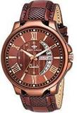 Eddy Hager Brown Day & Date Men's Watch EH 153 BR