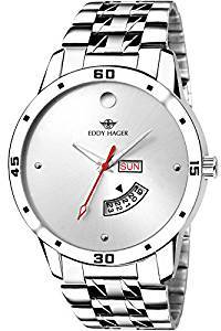 Eddy Hager Quartz Movement Analogue White Dial Men's Watch EH 210 WH