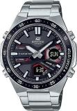 Edifice Analog Digital Black Dial Men's Watch EFV C110D 1A4VDF