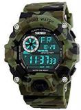 Elios Digital Green Dial Unisex Watch 51298