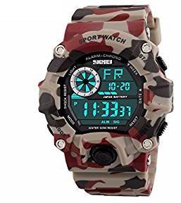 Skmei 1019 LED Sports Military Watch 50M Water Resistant