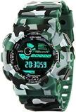 Emartos Digital Men's Watch Multicolored Dial Multi Colored Strap