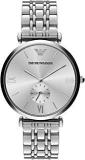 Emporio Armani Analog Silver Dial Unisex's Watch AR1819