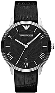 Emporio Armani End of Season Analog Black Dial Men's Watch AR1611