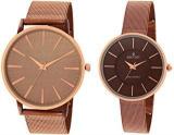 Escort Analog Brown Dial Unisex's Watch E 2650 7088 7101 BRNM