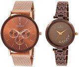 Escort Analog Brown Dial Unisex's Watch E 2900 7076 7154 BRNM