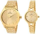 Escort Analog Gold Dial Unisex's Watch E 2500 7178 7091 GM